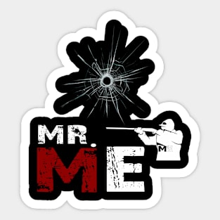 Mr Me Hunter Sticker